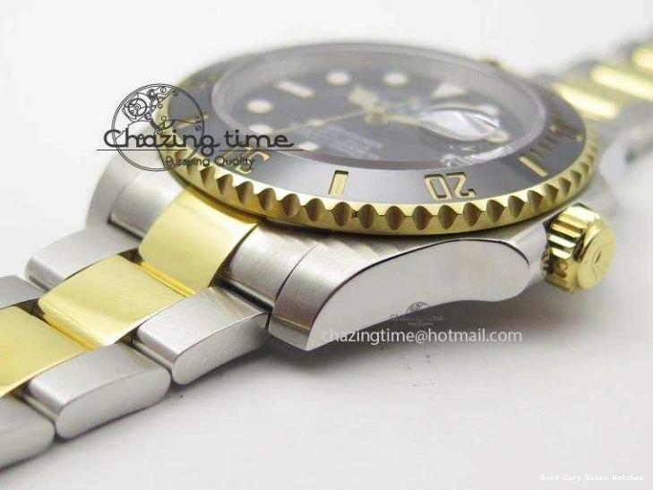 AAA Replica Watches SS Best LN Edition 116613 ETA Submariner Black 3986 YG Bracelet Bp-Maker RelaxedFit On Dial 0117